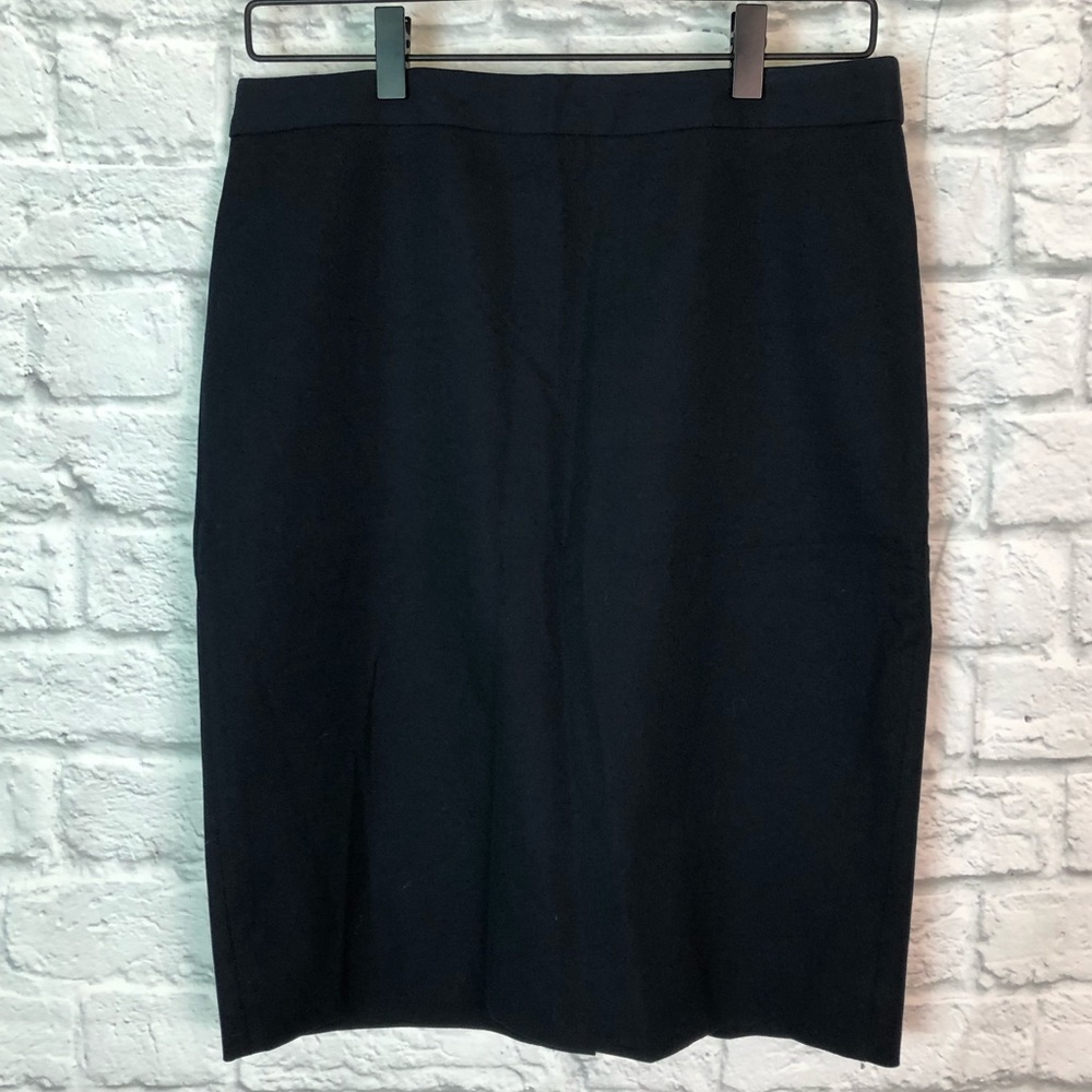 J. Crew navy pencil skirt size 8